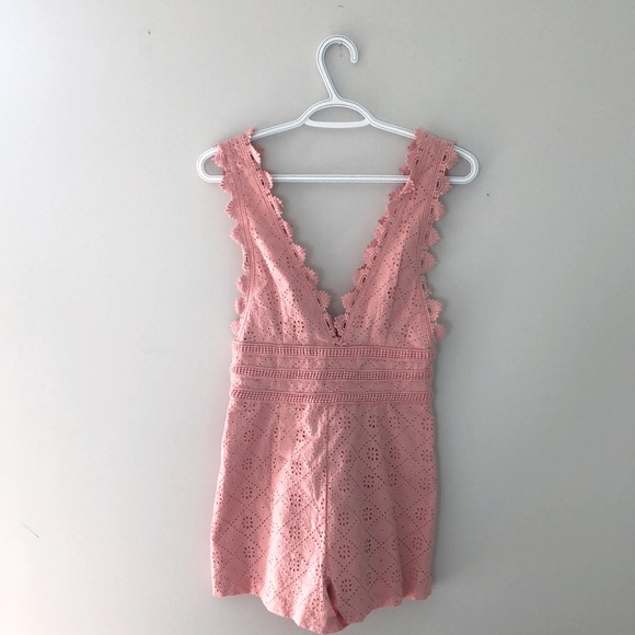 Light Pink Romper size S - Picture 1 of 6